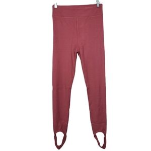 NWT Lett Terra Cotta Rio Stirrup Leggings M